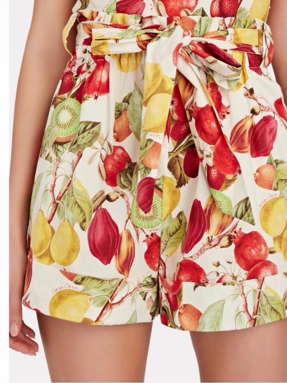 Cara Cara Whitney Shorts Size s small Fruit Ivory”